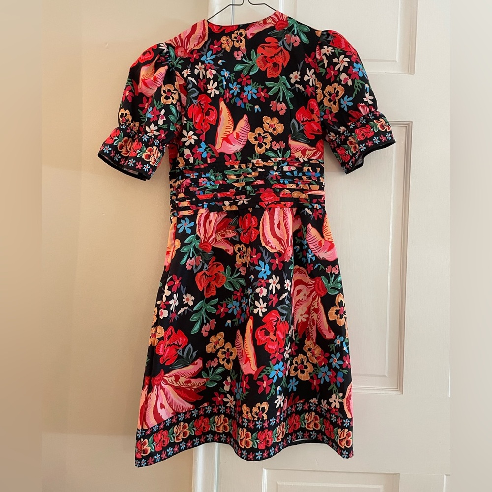 Black floral dress